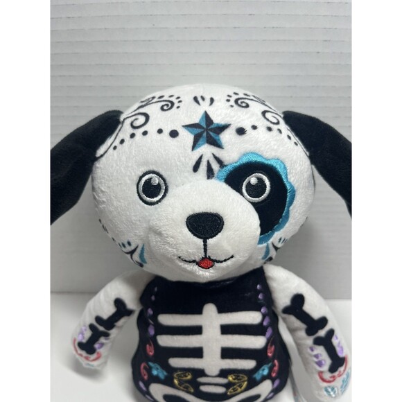 Spark Puppy Dog Plush Day Of The Dead Halloween Sugar Skull 15” NWT Toy - Picture 3 of 7